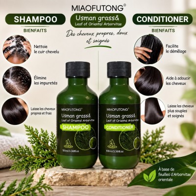 Kit Shampooing Herbe d'Usman MIAOFUTONG – Sénégal
