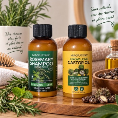 Rosemary Shampoo & Castor Oil Grow Long | Senegal