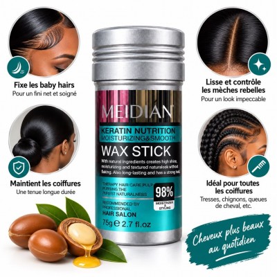 MEIDIAN Keratin Wax Stick for Edges 75 g – Senegal