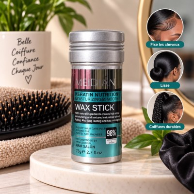 Wax Stick MEIDIAN Kératine Baby Hairs 75 g – Sénégal