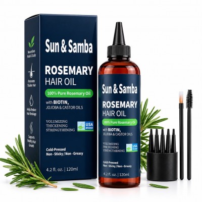 Sun & Samba Rosemary Hair Oil 120ml | senegal