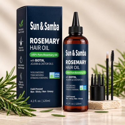 Sun & Samba Rosemary Hair Oil 120ml | senegal