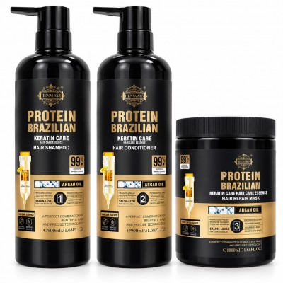 Keratin Argan Oil Hair Care Kit – Shampoo & Mask Senegal