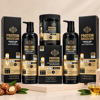 Kit Kératine Brésilienne Shampooing Masque Argan – Sénégal