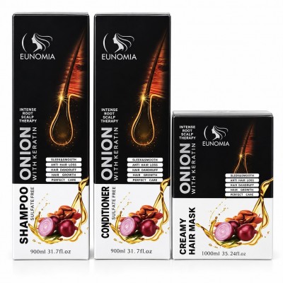 Eunomia Onion & Keratin Hair Care Kit | Anti Hair Loss