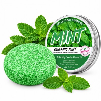 Mint Solid Shampoo 60 g | Senbonsplans