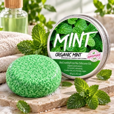 Mint Solid Shampoo 60 g | Senbonsplans