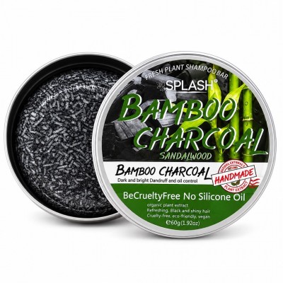 Shampoing Solide Charbon de Bambou 60 g | Sénégal