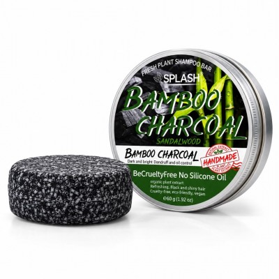 Shampoing Solide Charbon de Bambou 60 g | Sénégal