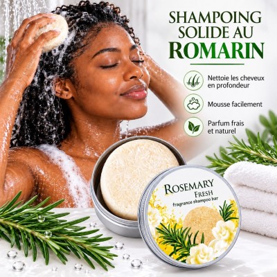 Shampoing Solide au Romarin 55 g | Senbonsplans