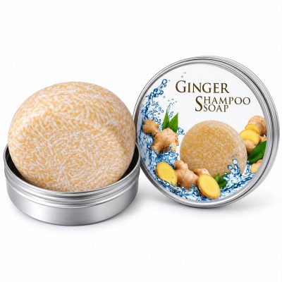 Shampoing Solide au Gingembre 55 g | Soin Cheveux & Cuir Chevelu