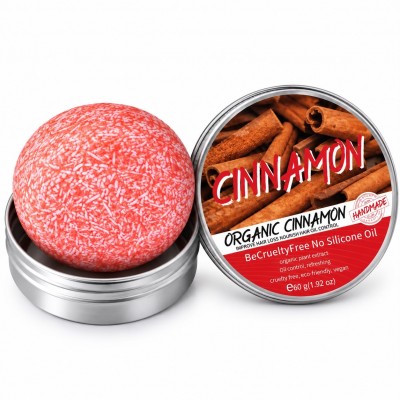 Shampoing Solide Cannelle 60 g | Soin Cheveux Sénégal