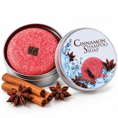 Shampoing Solide Cannelle 55 g | Cheveux Fins Sénégal