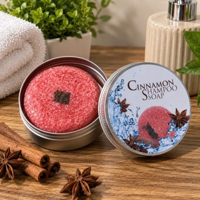 Cinnamon Solid Shampoo 55 g | Fine Hair Senegal