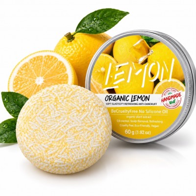 Shampoing Solide au Citron 60 g | Senbonsplans