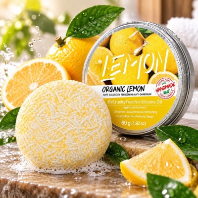 Shampoing Solide au Citron 60 g | Senbonsplans
