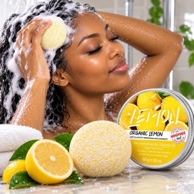 Shampoing Solide au Citron 60 g | Senbonsplans