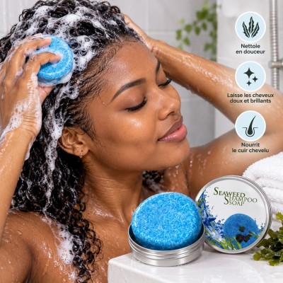 Seaweed Solid Shampoo 55 g | Senbonsplans