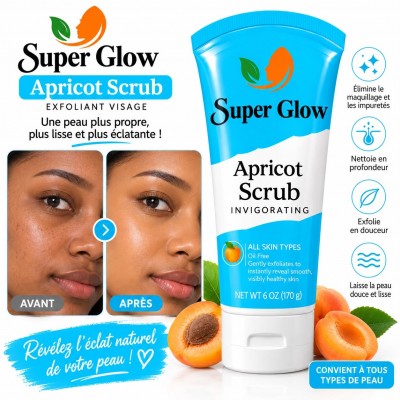 Gommage Abricot Super Glow 170 g | Dakar – Senbonsplans