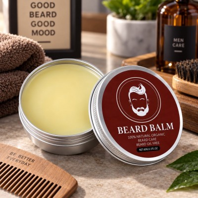 Natural Fragrance-Free Beard Balm 60g | Senbonsplans