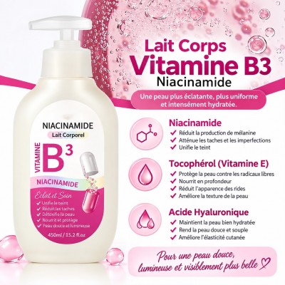 Niacinamide B3 Body Lotion DR·WWP 450 ml