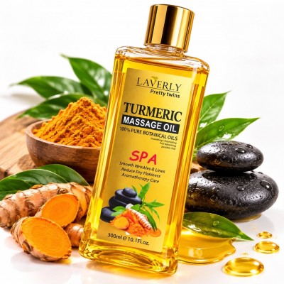 Huile de massage au Curcuma Laverly 300 ml | Dakar