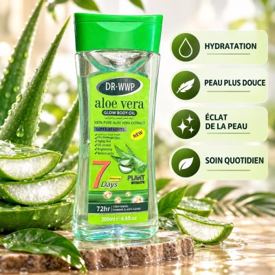 Huile Corporelle Aloe Vera DR.WWP 200 ml | Sénégal