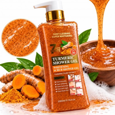 Turmeric Exfoliating Shower Gel 1L | Senbonsplans