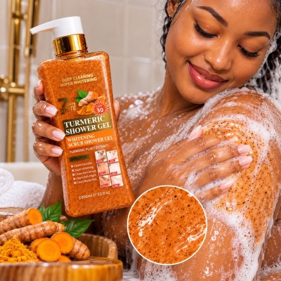 Turmeric Exfoliating Shower Gel 1L | Senbonsplans