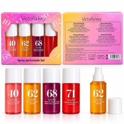 Victoria Key set of 4 spray mists No. 40, 62, 68 and 71