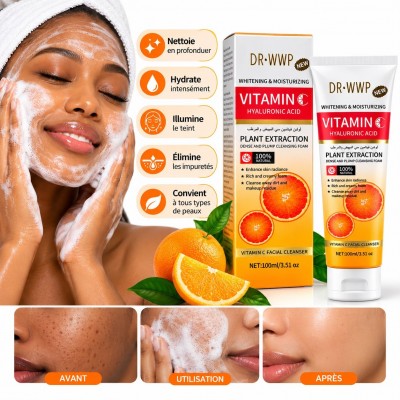 Mousse Nettoyante Visage Dr. WWP Vitamine C 100 ml