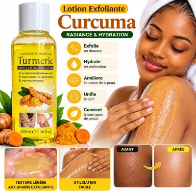 Lotion Exfoliante au Curcuma 100 ml | Dakar – Senbonsplans