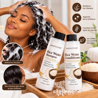 Rice Water Shampoo & Conditioner Kit 150 ml – Senegal