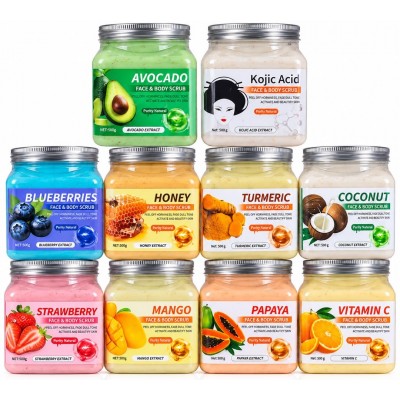 Face & Body Scrub 500g – 10 Scents | Dakar