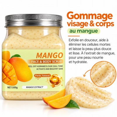 Gommage Visage & Corps 500g – 10 Parfums | Dakar