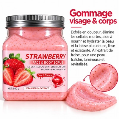 Gommage Visage & Corps 500g – 10 Parfums | Dakar