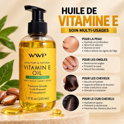 Huile de Vitamine E WWP 215 ml | Dakar