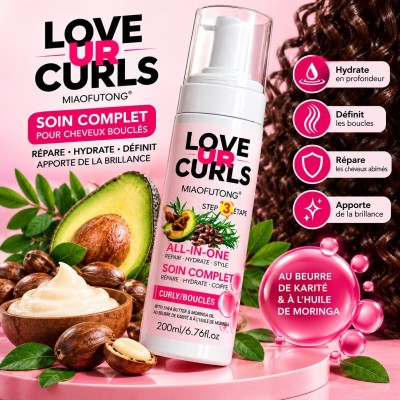 Mousse Boucles LOVE UR CURLS 200 ml, Soin Complet – Sénégal