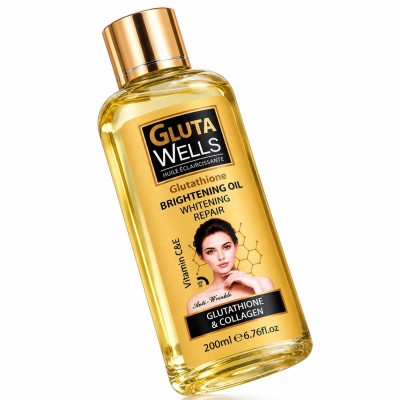 Gluta Wells Glutathione Brightening Oil 200ml | Senbonsplans
