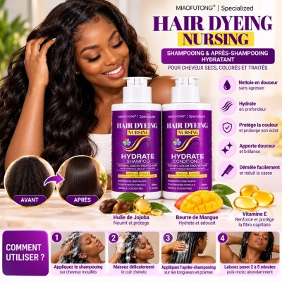 Color-Treated Hair Shampoo & Conditioner Set – Senegal
