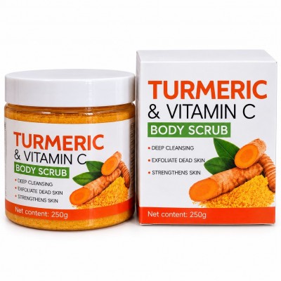 Turmeric & Vitamin C Body Scrub 250 g | Senbonsplans Dakar