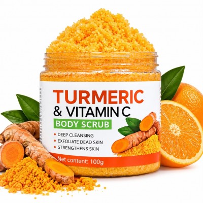 Turmeric & Vitamin C Body Scrub 250 g | Senbonsplans Dakar