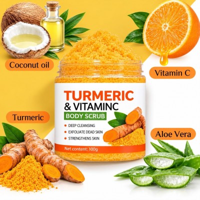 Gommage Corporel Curcuma Vitamine C 250 g | Dakar