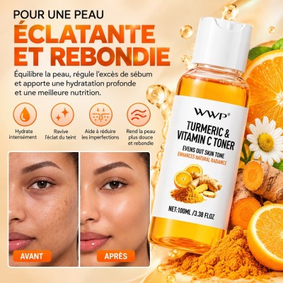 Lotion Tonique Curcuma Vitamine C WWP 100 ml – Sénégal