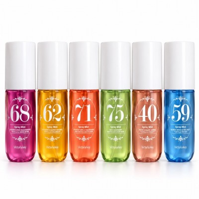 Brumes parfumées Victoria Key 90 ml, collection des 6 parfums