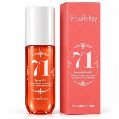 Brume parfumée Victoria Key n°71 vanille caramélisée et macadamia 90 ml