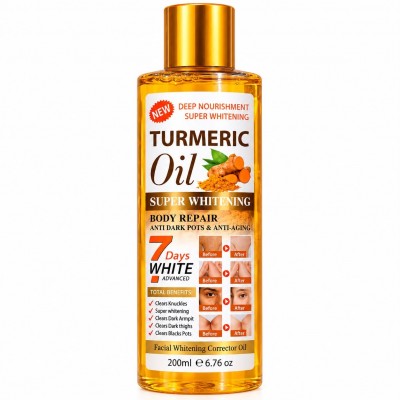 Huile au Curcuma WWP 200 ml, Éclat et Soin – Sénégal