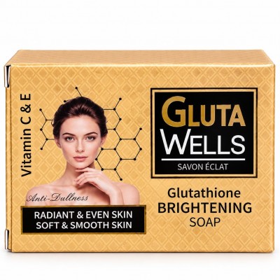 Gluta Wells Glutathione Brightening Soap 100g | Senbonsplans