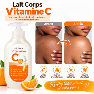 Lotion corporelle Arbutine Vitamine C DR·WWP 450 ml– Dakar Sénégal