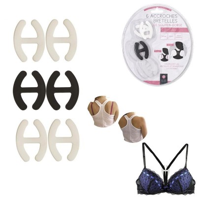 Lot d'attaches bretelles pour soutien-gorge